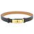 Hermès Kelly 18mm Schwarzer Standardgürtel