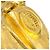 Orecchini a cerchio in metallo Chanel CC Oval Tag Drop D'oro - vista 4