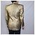 Genny gold lurex Jacke Vintage 80er Golden - Ansicht 6