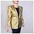 Genny gold lurex Jacke Vintage 80er Golden - Ansicht 7