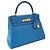 Borsa Hermès Kelly 28 in Pelle Blu - vista 2