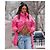 Chaqueta de Plumas Chanel de Seda Rosa, Botones Gripoix O/I 1996-1997 (Rihanna) - vista 3