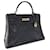 Hermès Borsa Hermes Kelly 32 in pelle box blu navy - vista 2