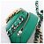 Borsa a spalla in pelle di agnello CHANEL 19 con catena Verde - vista 11