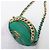 Borsa a spalla in pelle di agnello CHANEL 19 con catena Verde - vista 5