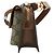 Gucci Cinto Sling de couro GG Monogram Marrom - vista 10