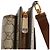 Gucci Cinto Sling de couro GG Monogram Marrom - vista 7
