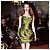 Vestido A-Line de Jacquard Miu Miu Verde - vista 2