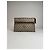 Clutch in pelle monogramma Gucci vintage grigio marrone - vista 8
