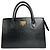 Vintage Courreges Lederhandtasche schwarz
