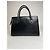 Vintage Courreges Lederhandtasche schwarz - Ansicht 2