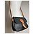 Vintage Courreges Leder Monogramm Schultertasche Schwarz Braun - Ansicht 13