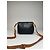Vintage Courreges Leder Monogramm Schultertasche Schwarz Braun - Ansicht 2