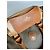 Vintage Courreges Lederhandtasche braun - Ansicht 3