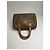 Vintage Courreges Lederhandtasche braun - Ansicht 4