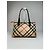 Vintage Burberry Nova Check Lederhandtasche Beige - Ansicht 2