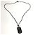 Bulgari Collana Choker in Pelle Parentesi BVLGARI Nero Argento - vista 2
