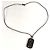 Bulgari Collana Choker in Pelle Parentesi BVLGARI Nero Argento - vista 3