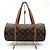 Borsa Louis Vuitton Papillon 26 Marrone - vista 3