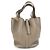 Borsa Hermès Picotin Lock MM 22 in Grigio Etoupe Marrone Taupe