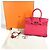Borsa Tote Hermès Birkin 30 in Rosa - vista 2