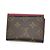Louis Vuitton Monogram Canvas Dreifach-Brieftasche Braun Fuschia - Ansicht 2