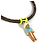 Bracciale Bangle Mascotte Hang It in Tela Monogram Louis Vuitton Marrone Giallo - vista 2