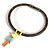 Bracciale Bangle Mascotte Hang It in Tela Monogram Louis Vuitton Marrone Giallo - vista 5
