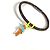 Bracciale Bangle Mascotte Hang It in Tela Monogram Louis Vuitton Marrone Giallo - vista 6