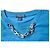 LOUIS VUITTON Camiseta azul con detalle de cadena TXL - vista 4