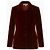 Conjunto Katharine Hamnett, modelo Velours Grenat FW1997. Roja