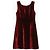 Conjunto Katharine Hamnett, modelo Velours Grenat FW1997. Roja - vista 2