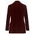 Conjunto Katharine Hamnett, modelo Velours Grenat FW1997. Roja - vista 3