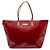 Borsa tote Bellevue GM in Monogram Vernis Louis Vuitton Rosso