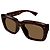 Alexander McQueen Dark Tortoiseshell Sunglasses Brown - view 2