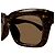 Alexander McQueen Dark Tortoiseshell Sunglasses Brown - view 5