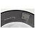 Bracciale rigido Michaela Frey in metallo ed email nero floreale - vista 4