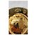 Collana Céline con pendente medaglia globo dorata D'oro - vista 5