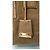 Bolsa Burberry Calaghan de couro e camurça camel Bege - vista 4