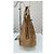 Bolsa Burberry Calaghan de couro e camurça camel Bege - vista 8