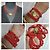 Collier collector chanel vintage Rouge Doré Bordeaux - vue 9