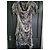 Vestido Alexander McQueen de seda plateada Plata - vista 2