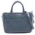 Borsa in pelle Intrecciato di Bottega Veneta Blu navy