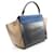 Céline Borsa Trapeze Medium di Celine Nero Blu Beige  - vista 2