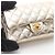 Charm della borsa classica Matelassé di Chanel D'oro Crudo - vista 6