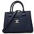 Borsa in pelle Neo Executive di Chanel Blu navy