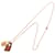 Hermès Gold Gold Plated Swift O Kelly Pendant Necklace Golden Metal Gold-plated