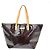 Borsa Bellevue Monogram Vernis GM di Louis Vuitton Bordò