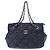 Chanel Ultra Stitch Kette Tasche aus gestepptem Kalbsleder Marineblau