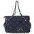 Chanel Ultra Stitch Kette Tasche aus gestepptem Kalbsleder Marineblau - Ansicht 2